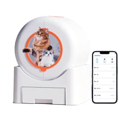 Smart Cat Litter Box Self Cleaning Automatic Cat Toilet 64L APP Control Remove Odor Deodorization Anti-sticking Pet Cat Bedpan