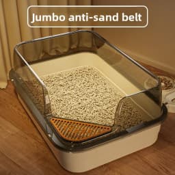 Cat Litter Box Oversized Splash-proof Plastic Cat Litter Box Large Take-out Pet Cat Toilet Pet Supplies
