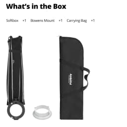 Ambitful FS Series FS40cm 60cm 80cm Quick-Setup Octagon Softbox Bowens Mount for Godox Aputure Sokani Studio LED Video Light