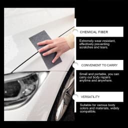 Nano Sparkle Cloth for Car Scratches Easy to Use Lightweight Scratch Cleaning Maintenance Towels for Motorbike SUV