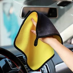 1/4pcs Thicken Microfiber Motorcycle Car Cleaning Towels Soft Drying Cloth Car Washing Towels Double Layer Clean Rags Detailing
