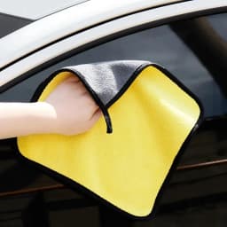 1/4pcs Thicken Microfiber Motorcycle Car Cleaning Towels Soft Drying Cloth Car Washing Towels Double Layer Clean Rags Detailing