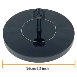 Mini Solar Water Fountain Pool Pond Waterfall Fountain Garden Decoration Outdoor Bird Bath Solar Powered Fountain Floating Water