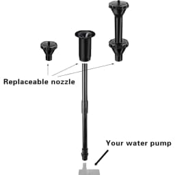 8/9PCS Fountain Pond Nozzles Solar Fountain Water Feature Pond Pump Accessories Fountain Nozzles Replacement Part Set for Garden
