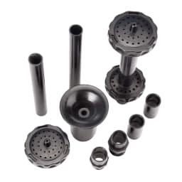 8/9PCS Fountain Pond Nozzles Solar Fountain Water Feature Pond Pump Accessories Fountain Nozzles Replacement Part Set for Garden