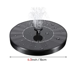 Mini Solar Water Fountain Pool Pond Waterfall Fountain Garden Decoration Outdoor Bird Bath Solar Powered Fountain Floating Water