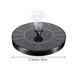 Mini Solar Water Fountain Pool Pond Waterfall Fountain Garden Decoration Outdoor Bird Bath Solar Powered Fountain Floating Water