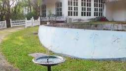 Solar Bird Bath Fountain the Garden Fountains Waterpump Floating Water Pump Solar-powered Outdoor Baths Birdbath Gardens Basin
