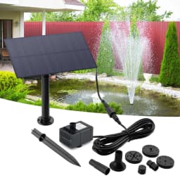 5W 5V Solar Fountain Pump With Stake Solar Panel Watering System 180L/h Water Pump Energy Saving Kits for Fish Tank Garden Decor