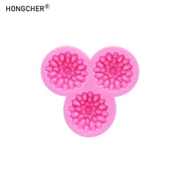 Peony & Rose Silicone Molds for Resin Jewelry DIY Handmade Chocolate Fondant Cakes Phone Case Decoration Baking Mold