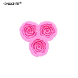 Peony & Rose Silicone Molds for Resin Jewelry DIY Handmade Chocolate Fondant Cakes Phone Case Decoration Baking Mold