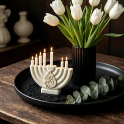 Resin Silicone Mold 1pc Flame Pattern 9-Hole Candlestick Silicone Mold,DIY Aromatherapy Candle Ornament Gypsum Mold