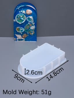 S/M/L Arch Ornament Silicone Mold DIY Handmade 3D Arch Book Files Crystal Dripping Glue UV Epoxy Resin Mold home Decor Supplies