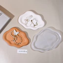 DIY Handmade Cloud shaped Tray Silicone Mold Jewelry Decoration Tray Resin Mold Home Decor Supplies Dropping Silicone Mold