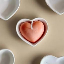 Heart-Shaped Silicone Mold DIY Handmade Cement Gypsum Epoxy Resin Scented Candle Storage Tray Heart-Shaped Jewelry Dish Decorative Tray Resin Storage Bowl Gift Mold