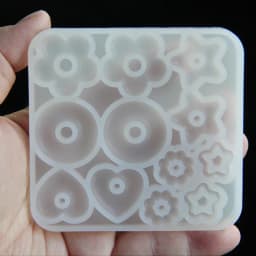 Multifuntional Jewelry Molds 3D Pendant Earrings Resin Molds DIY Rings Star Love Flower Garlands Shape Earrings Silicone Molds