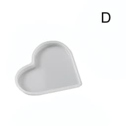 DIY Heart Memorial Mold Heart Sign Resin Silicone Mold Casting Craft Home Decoration Flower Preservation Table Decorations