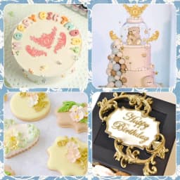 3 Bag Baroque-style silicone mold Roller-type silicone Baroque mold Silicone cake mold Icing mold Edge frosting mold Wedding/Bir