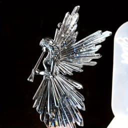 1pc Crystal Epoxy Resin Mold Girl with Flute Angel Mirror Shiny Silicone Mould DIY Crafts Decorations Ornaments Casting Tool