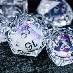 1 set of 7-shaped dice moulds Seamless 3D octahedron silicone moulds Suitable for resin and epoxy casting Handmade crafting