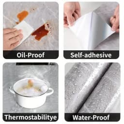 10/20/40PCS 30x30cm Self Adhesive Wallpaper Waterproof Tile Stickers FloorSticker for Kitchen Bathroom Ins Style Home Decor