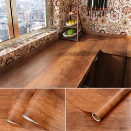 Wood Grain PVC Wallpapers Self Adhesive Stickers 2/3/5M Waterproof Home Decor Film for Door Wardrobe Cupboard Table Furniture