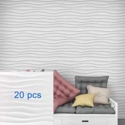 12pcs/20pcs 3D Textured Wall Panels for Indoor Wall Decoration, Suitable for Living Room Hall Bedroom Hotel Office, 30cm X 30cm