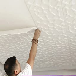 5-20pcs 35cm 3D Ceiling Decor Wall Stickers Peel & Stick Waterproof Anti-Collision Wallpaper for Bedroom & Home