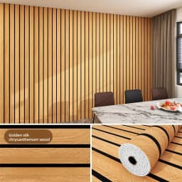 Luxury Peel and Stick Wall Panel Self Adhesive Gold Striped Wallpaper for Living Room Bedroom Accent Wall Home Decor Renovation