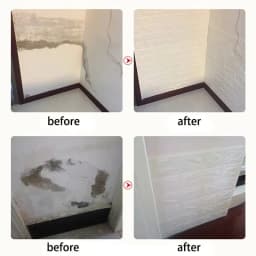 10pc 3D Self Adhesive Soft Foam Brick Pattern Wallpaper Stain-resistant Wall Stickers White/Black Waterproof Stickers Room Decor