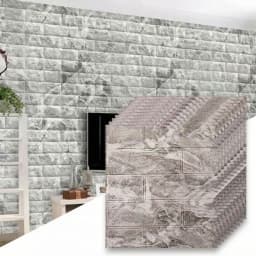 10pc 3D Self Adhesive Soft Foam Brick Pattern Wallpaper Stain-resistant Wall Stickers White/Black Waterproof Stickers Room Decor