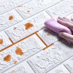 10pc 3D Self Adhesive Soft Foam Brick Pattern Wallpaper Stain-resistant Wall Stickers White/Black Waterproof Stickers Room Decor