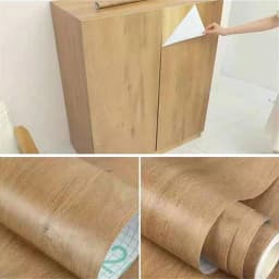55cm Width Wood Grain PVC Wallpaper for Door Wardrobe Cupboard Table Furniture Waterproof Self Adhesive Stickers Home Decor Film