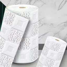 70cm*1/5/10m 3D Stereo Wall Stickers Self-adhesive Ceiling Decor Stickers Living Room Bedroom TV Background Waterproof Wallpaper