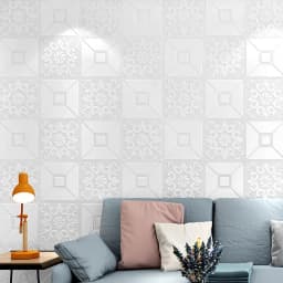 70cm*1/5/10m 3D Stereo Wall Stickers Self-adhesive Ceiling Decor Stickers Living Room Bedroom TV Background Waterproof Wallpaper
