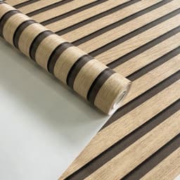 45cm Big Roll Home Decoration Background Wall Desk Cabinet Wallpaper Wood Stripes Waterproof PVC Self-adhesive Wall Stickers