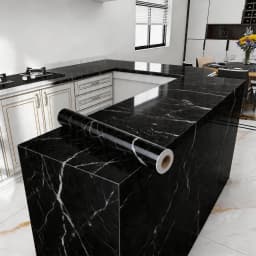 40cm Marble Vinyl Self Adhesive Wallpaper Waterproof Contact Paper PVC Wall Stickers for Kitchen Livingroom Home Decorative Film