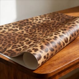 Leopard Print Self-adhesive Wallpaper for Home Decoration Dining Room Living Room Bedroom TV Background Wall PVC Sticker