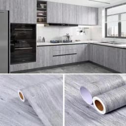55cm Wood Grain PVC Vinyl Wallpaper Roll Waterproof Self Adhesive Decorative Film Home Furniture Cabinet Wardrobe Wall Stickers