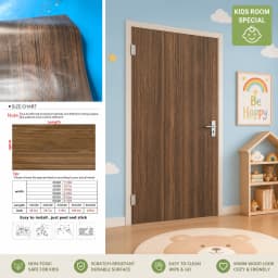 55cm Wood Grain PVC Vinyl Wallpaper Roll Waterproof Self Adhesive Decorative Film Home Furniture Cabinet Wardrobe Wall Stickers