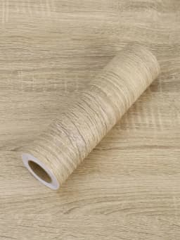 Adhesive Wallpaper Roll with 5 Meters Waterproof Wood Grain Sticker Wardrobe Cabinet Desktop Door Furniture Renovation Stickers