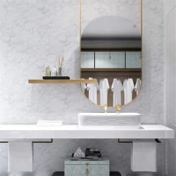 PVC marble self-adhesive wallpaper suitable for restaurant kitchen living room background wall waterproof and oil-proof sticker