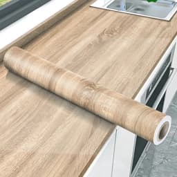 Black Wood Grain Thickening Wallpaper Boeing Film Furniture Kitchen Cabinet PVC Self-Adhesive Stickers Kitchen Vinyl Wallpaper