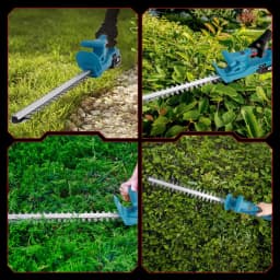 ONEVAN 3000W Electric Hedge Trimmer Handheld Cordless Pruning Saw Garden Hedge Pruner Trimmer Power Tool For Makita Battery Pin