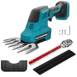 2 IN 1 Cordless Electric Hedge Trimmer Rechargeable Handheld Grass Cutter Hedge Trimmer For Makita 18V Battery(No Battery)