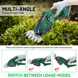 20000 RPM 2 IN 1 Electric Hedge Trimmer Cordless Portable High Power Lawn Mower Pruner Weeding Garden Tool For Makita 18VBattery
