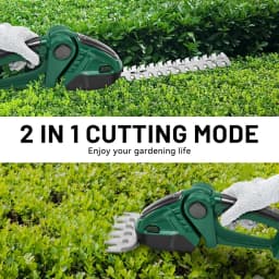 20000 RPM 2 IN 1 Electric Hedge Trimmer Cordless Portable High Power Lawn Mower Pruner Weeding Garden Tool For Makita 18VBattery