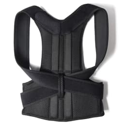 Universal posture belt for men and women - comfortable and fitting back support, elastic with back support