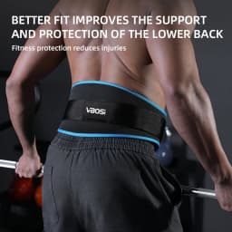 VBOSi 1 Piece Adjustable Weightlifting Belt β Strong Core Support for Gym, Training & Powerlifting