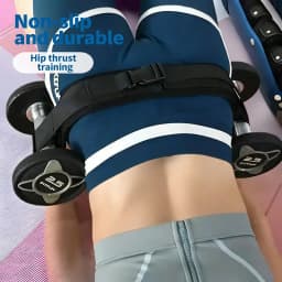 Exercise Hip Thrust Belt Effective Glute Bridge Workout Waist Weight Training Kettlebells Gym Fitness Sport Weight Bearing